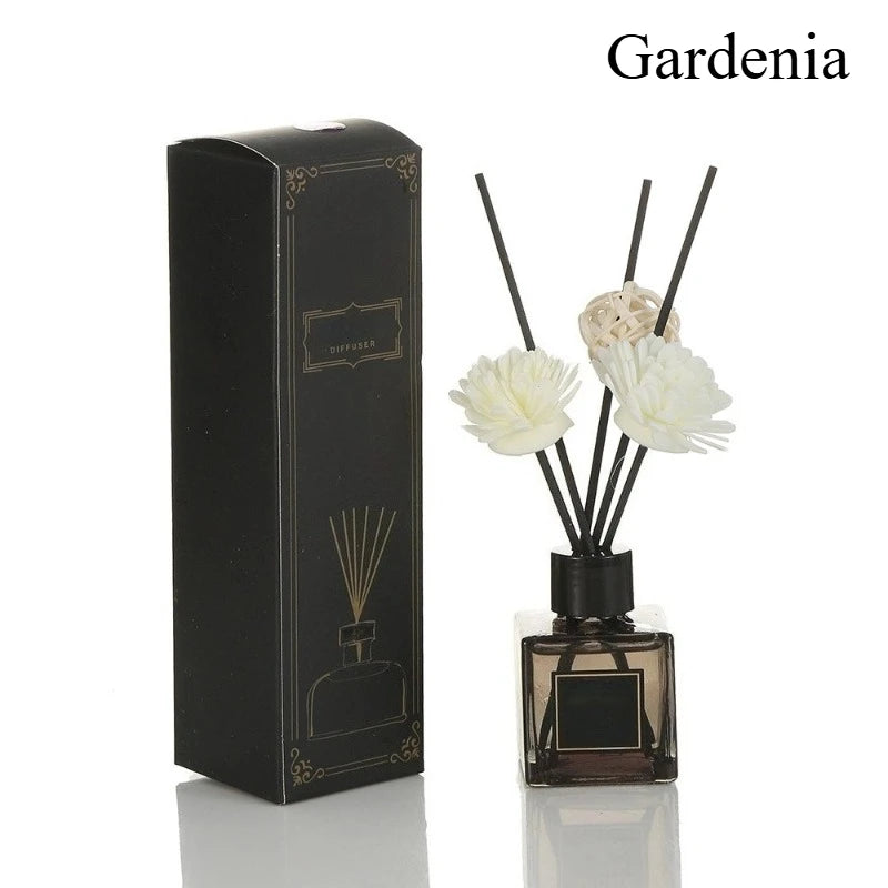 50ML Reed Diffuser Oil Flameless Home Fragrance Oil Air Freshener Scent Air Car Odor Sticks Aromatherapy Diffuser Office Decor