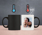 Black To White Magic Personalized Photo Mug 11oz Ceramic Color Changing Family Gift Mug