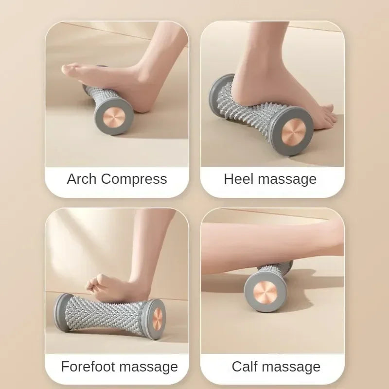 Foot Massager Massage Roller Yoga Massage Ball Plantar Fascia Roller Muscle Relaxation Care Plastic Manual Foot Massager Spa