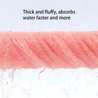 Women's dry hair towels are household items used for wiping hair, including thick and highly absorbent headscarves, quick drying