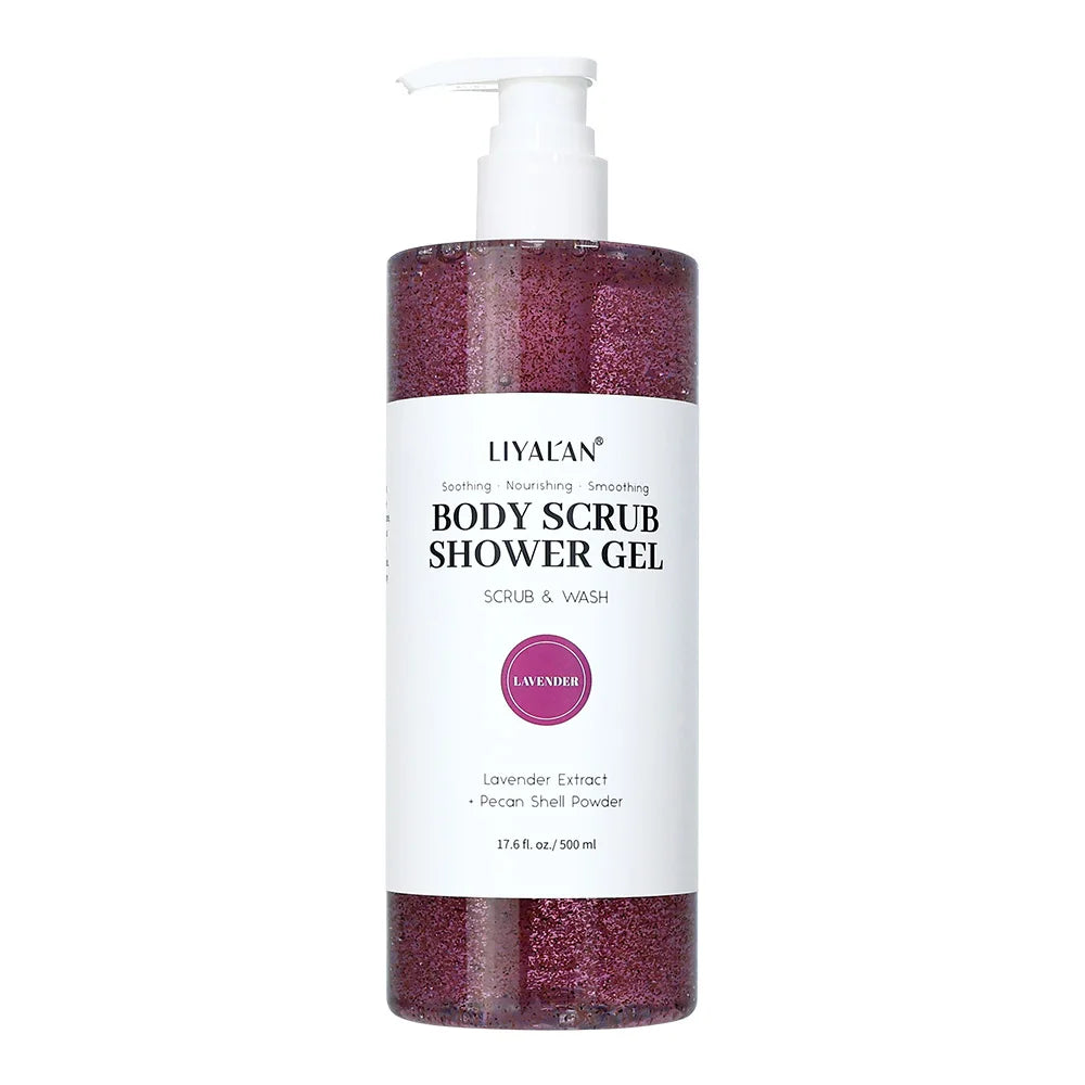 Scrub Shower Gel Turmeric Kojic Acid Even Skin Tone Smooth Exfoliating Moisturizing Soothing Body Wash Body Care Cleansing Bath