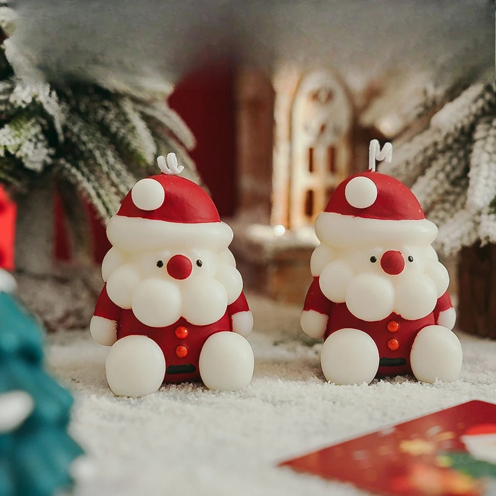 Santa scented candles candles home decoration
