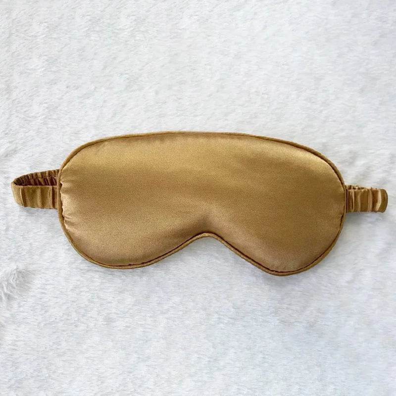 Imitated Silk Sleep Eye Mask Eye Patch Shading Eyepatch Travel Relax Lunch Break Eyeshade Health Sleeping Shield Eye Care Tools