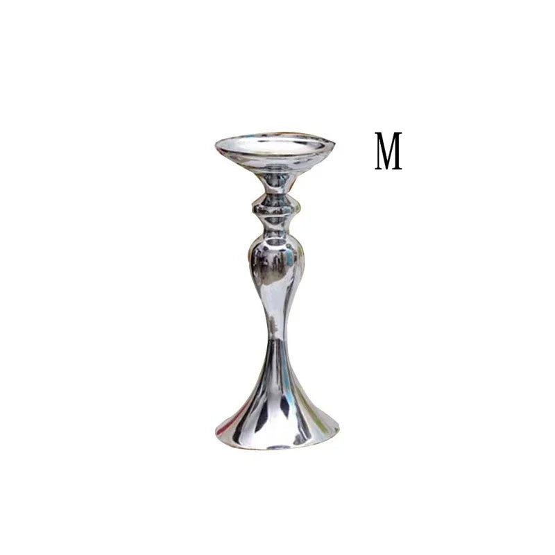 Candle Holders Christmas Decorations Wedding Centerpieces Lantern Stand Home Gold Flower Vase Table Centerpiece Event Flowe