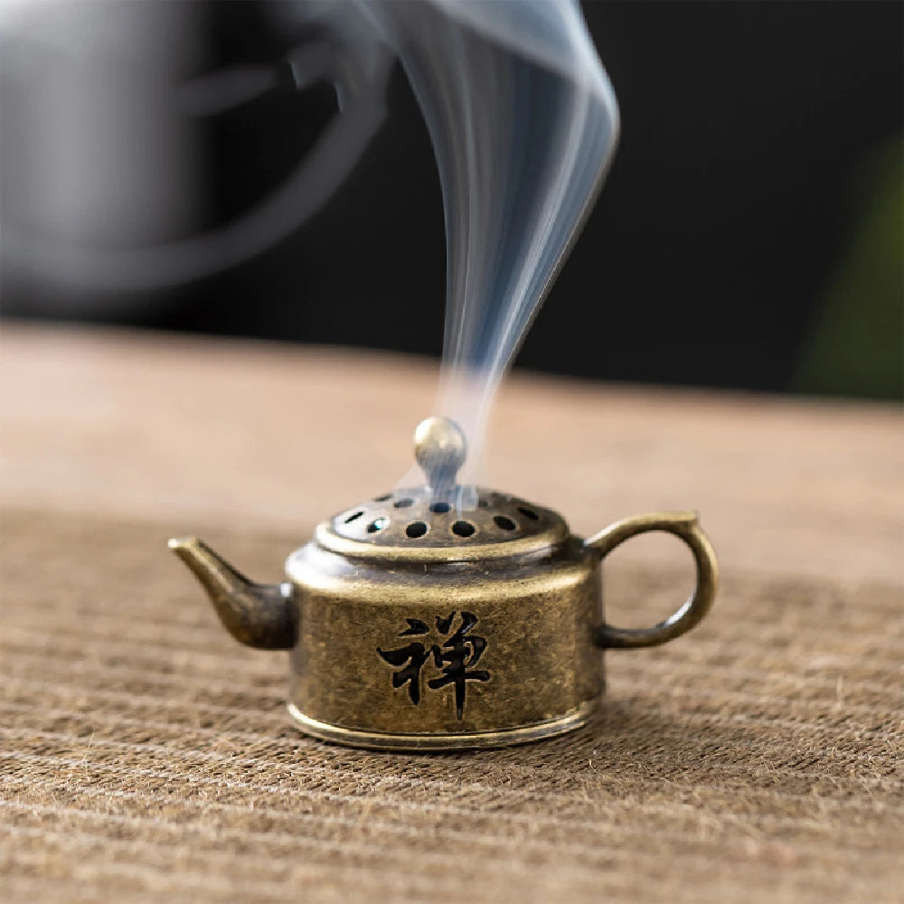 Mini Zen inspired small incense burner, small auspicious cloud, incense plate, aromatherapy burner, incense path accessories