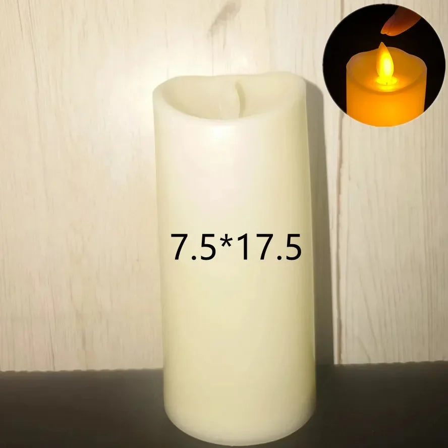 Flameless Flickering LED Candles Lamp Home Decoration Battery Powered Candles for Wedding Decor Birthday Party Supplies Warm