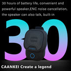 Wearable Bluetooth Speaker IPX7 Waterproof Portable Speakers Outdoor Sport Clip-On Microphone Speaker Calls/Music Mini Sound Box