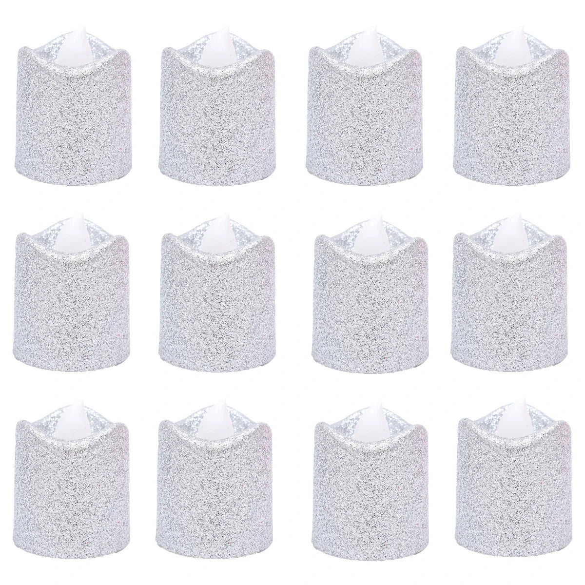 12Pcs Flameless Led Candles Light Tealight Battery Power Candles Lamp Birthday Candle Light Christmas Wedding Party Home Decor