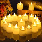 LED Electronic Candles Lights Flameless Flickering Candle Battery Powered Wishing Tealights Home Wedding Party Decor Lighting