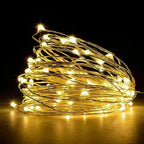 LED Fairy Lights String Button Battery Light Home Decoration Living Bedroom Garden Christmas Wedding New Year Ornament Garland