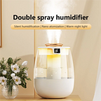 A69edouble Port Fragrance Diffuser 1.3L Cool Mist Maker Air Humidifier Essential Oil Aroma Humidificador Home Office