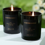 Classic black cup aromatherapy candle, multiple fragrances, 180g candle can burn for about 50 hours.
