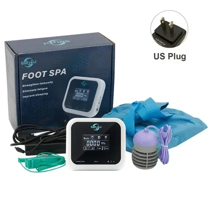 Foot Spa Machine Ion Detox Foot Bath Strengthen Immunity Eliminate Fatigue Improve Sleeping Tub Array Aqua Cell Ionic Cleanse