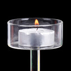 Tall Glass Candle Holder Transparent Candlestick Holder Stand Table Centerpiece For Home Bedroom Wedding Party Romantic Dinner