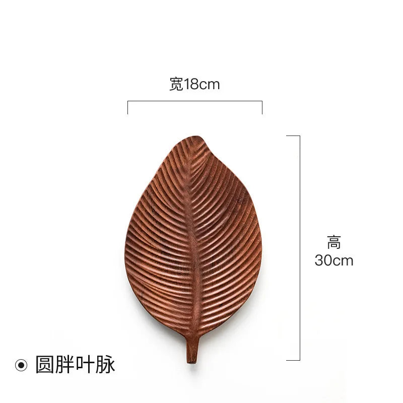 Walnut wood rectangular tray dry bubble tea tray cake bread breakfast snack tray hotel supplies restaurant tea tray