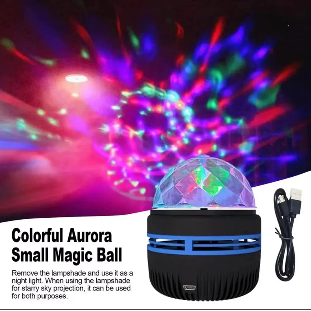 Galaxy Starry Sky LED Projector USB Powered Remote Control Night Light for Children’s Bedroom Christmas/Wedding Ambient Decor