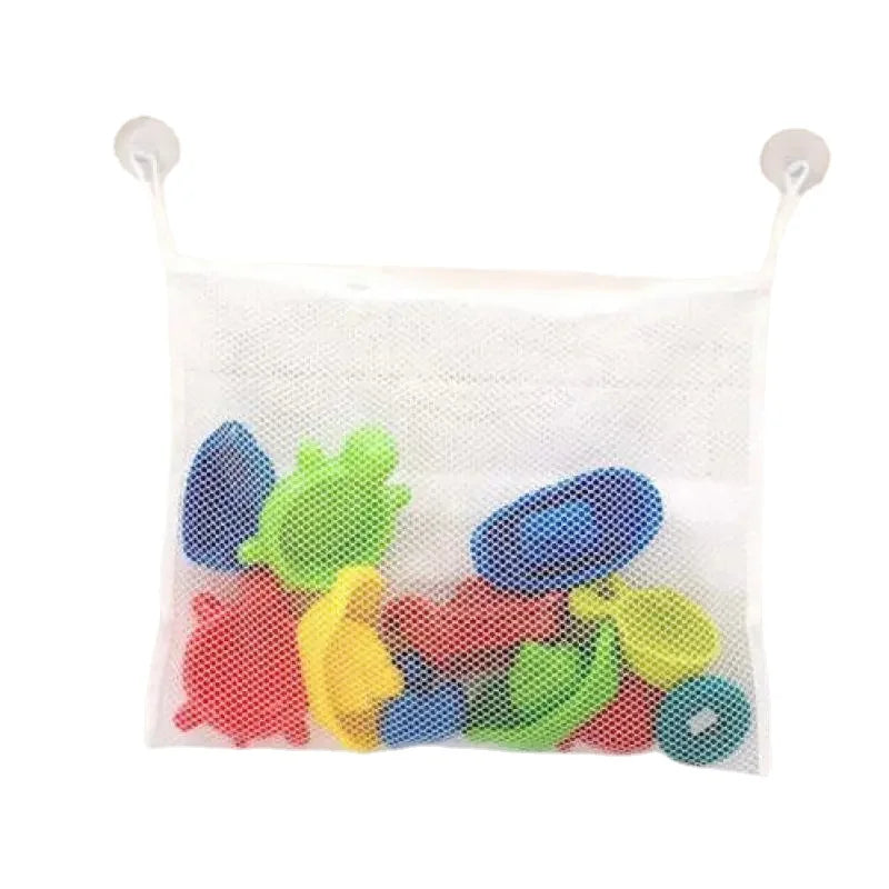 Children Bath Swimming Toy Storage Basket for Toys Bathroom Storage Mesh Toy Bag  Bathroom Wall Storage Bags Organizer