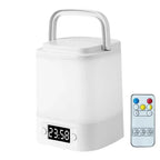 Touch Dimmable LED Night Lamp with Remote Clock Time Display or not Eye Protection Reading Lamp Bedside Night Light Rechargeable