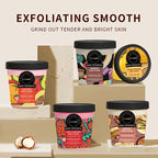 220g Fruit Body Scrub Exfoliating Deep Cleansing Strawberry Moisturizing Hydrating Chocolate Nuts Smooth Skin Grind out tender