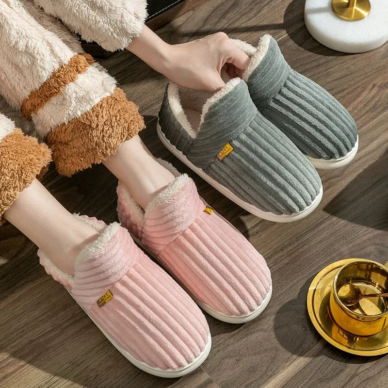 Warm & Cozy Winter House Slippers for Kids – Unisex Anti-Slip Comfort
