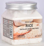 Body Fragrance Scrub 350ML Exfoliating Bodyscrub Bath Salt Rice Shower Gel Coffee
