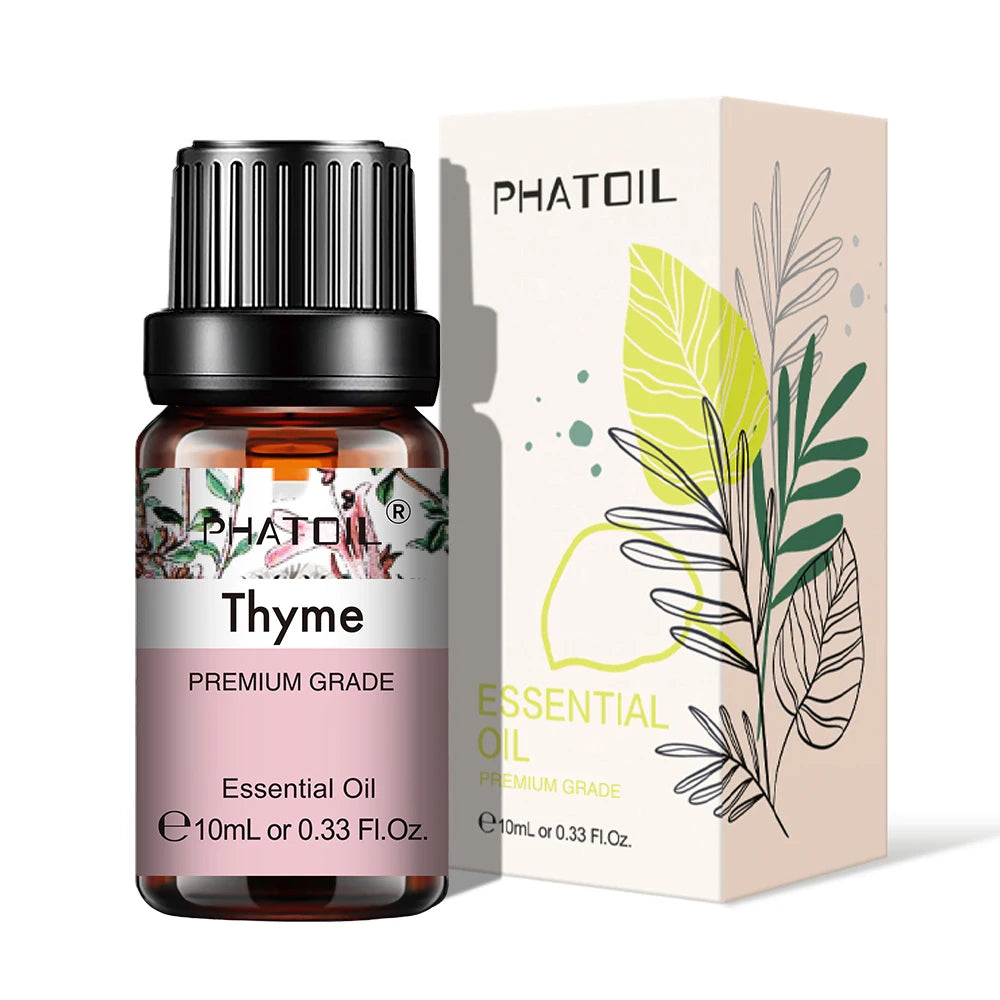 PHATOIL Natural Plant Essential Oil 10ml Eucalyptus Lavender Bergamot Vanilla Peppermint 1PCS Aroma Essential Oils For Diffuser