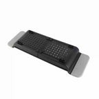 1Pc Expandable Bathtub Tray Stable Placement Plastic Material Draining Design Bath Caddy Tray Tub Table for Bathroom