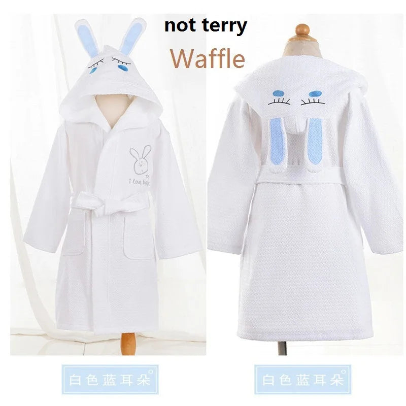 37 Design Cotton Kids Hooded Bathrobe For Girl Sleepwear Robe Boy Cotton Terry Bathrobe Baby Pajamas Bath Robe Children Bathrobe