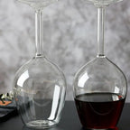 Upside Down Wine Glass Classic Drinkware Bachelor Creative Unique Red Wine Glass Must have for parties Wine Lovers