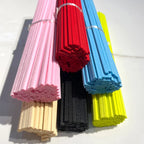 100pcs 22cmx4mm Square Reed Diffuser Replacement Sticks DIY Handmade Home Decor Extra Rattan Aromatherapy Diffuser Refill Sticks