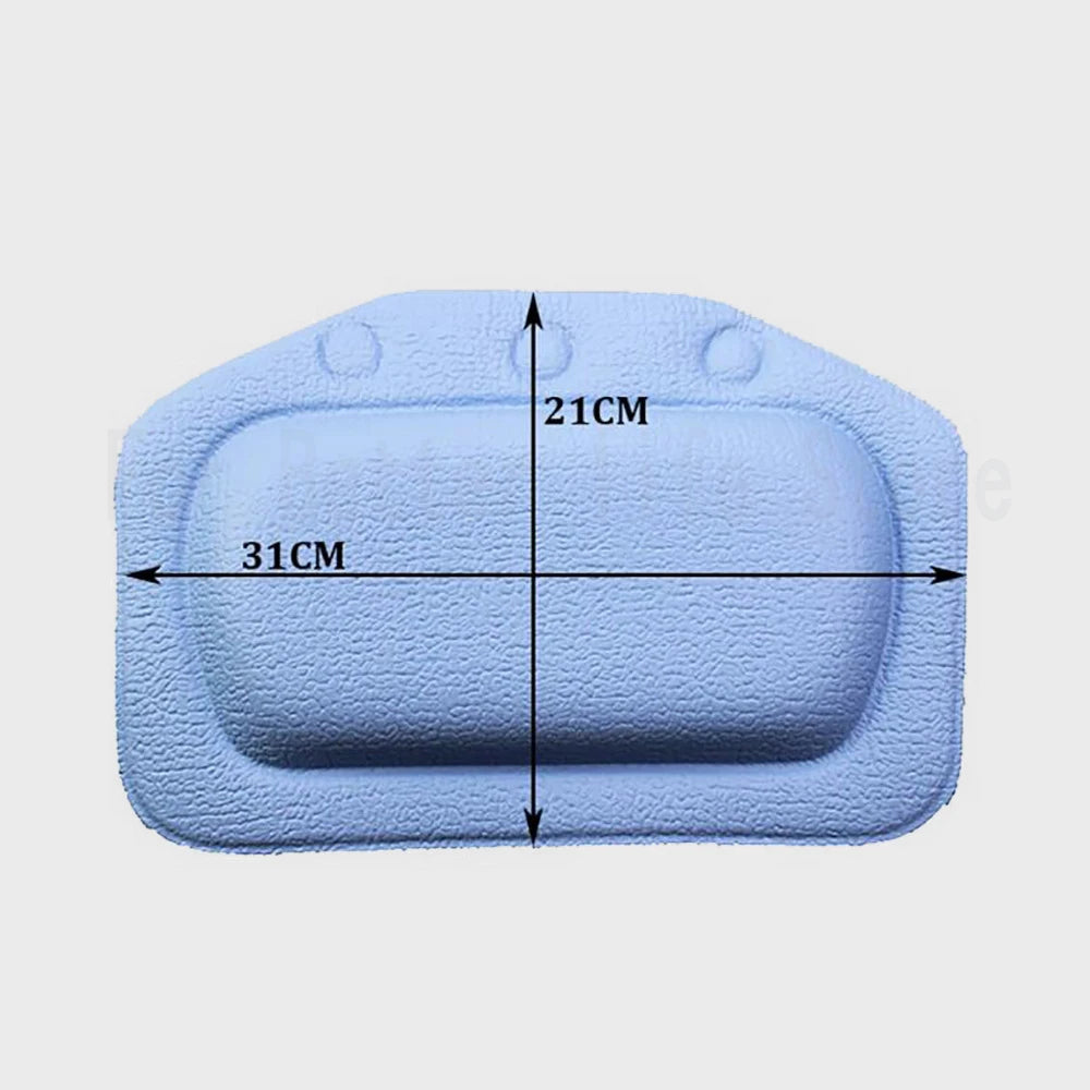 bath Portable Bathtub Bath pillow cushions Headrest Waterproof With Suction Cup PVC Bath Pillows Cushion Head Neck Rest Pillow