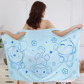 Wearable Bath Towel Superfine Fiber Soft Thicken Woman Bathrobe Water Absorbent Wear Hotel Home Bathroom Accessories