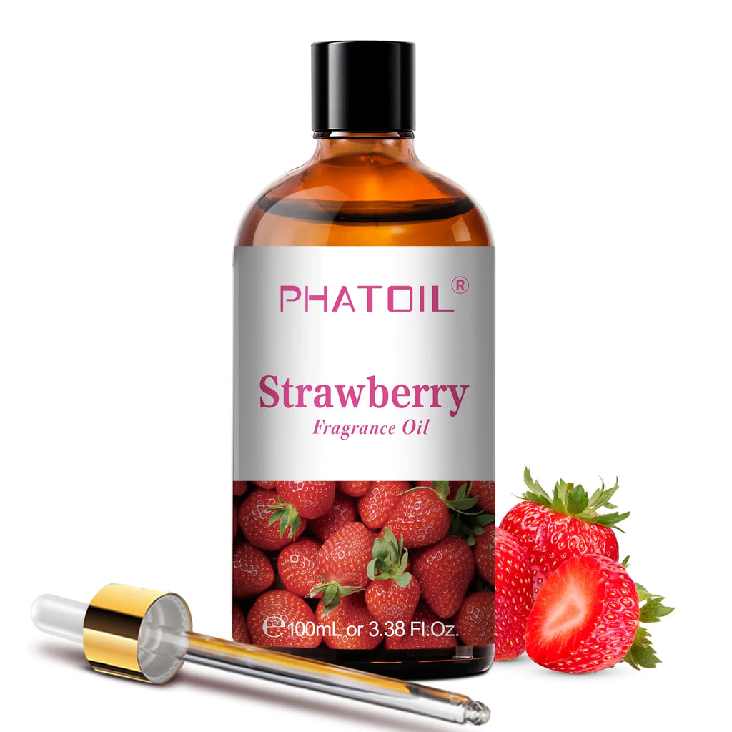 PHATOIL 100ml Aromatherapy Fragrance Oil Coconut & Vanilla Strawberry Cherry Lemon 1/2/3pcs Aroma Oil For Diffuser Candle Making