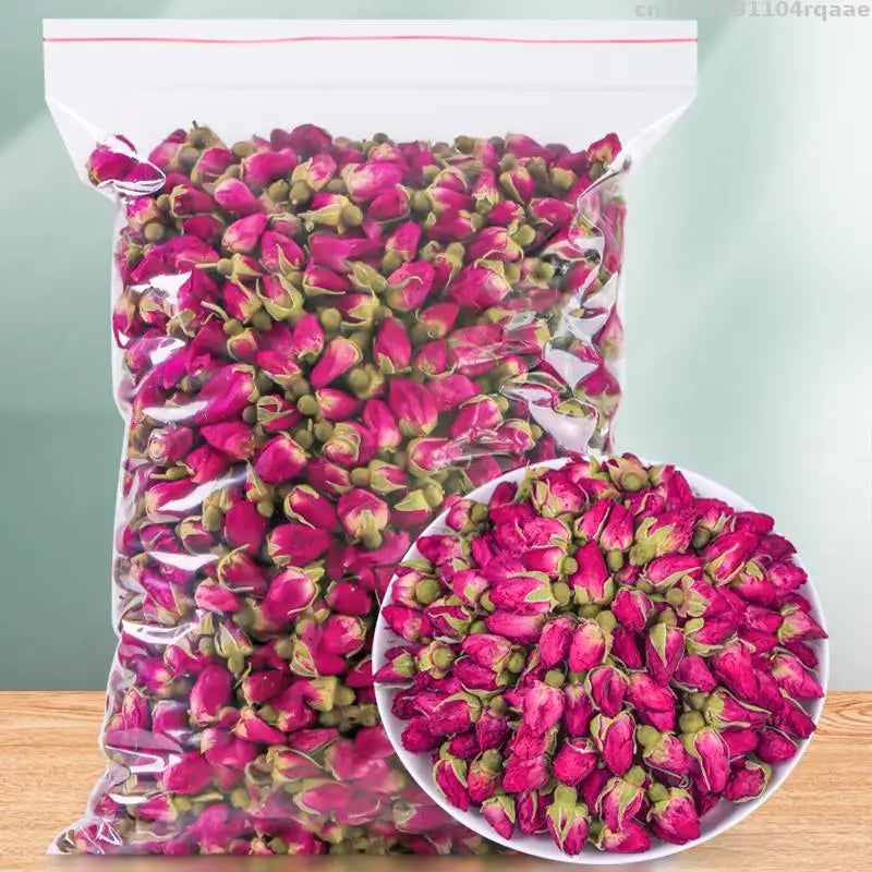 100% Natural Rose Dried Flowers Mini Rose Buds For Decorative Mix Flower Material Incense Sachet Perfume Wedding Candle Making 