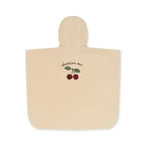 2025 KS Baby Boys Flannel Bathrobe Towel Children's Girls Toddler Girls Cherry Lemon Embroidery Cotton Hooded Bath Towel Pyjamas