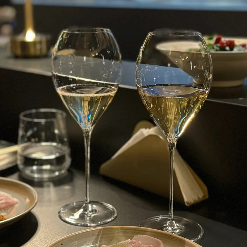 Ultra-Thin Crystal Red Wine Glasses Champagne Flutes Sparkling Liquor Goblets Glass Cup for Fine Dining And Celebrations