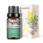PHATOIL Natural Plant Essential Oil 10ml Eucalyptus Lavender Bergamot Vanilla Peppermint 1PCS Aroma Essential Oils For Diffuser