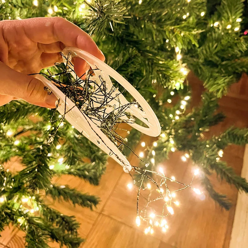 LED Firecracker String Lights EU/US Plug Remote Control Halloween Garland Fairy Light for Wedding Party Christmas Decoration