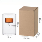 Glass Candle Holder Cylinder Hurricane Candleholder Artistic Tealight Containers for Wedding Party Desktop Room Home Decorations