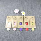 10 PCS/Box Tea Light Candles Long Burning Smokeless Tea Candles Decorative Glow Unscented Paraffin Tealights Candles For Home