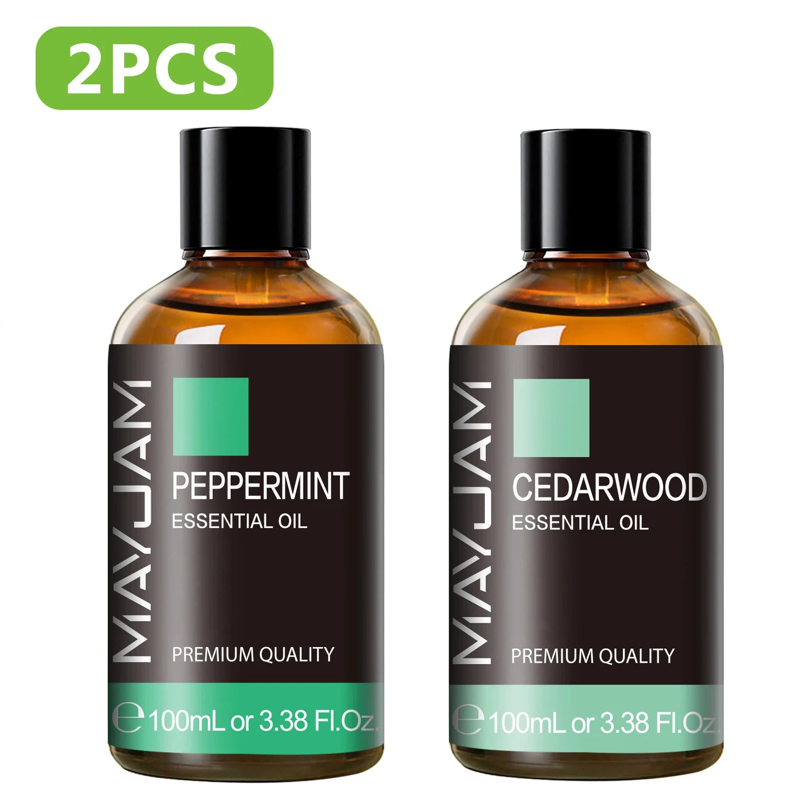 100ML Pure Plant Essential Oil Mint Bergamot Patchouli Citronella Lemongrass Chamomile Cedarwood For Reed Diffuser Humidifier