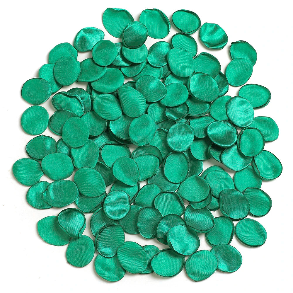 100/200Pcs Pink 4cm Silk Rose Petals Romantic Room Decoration Wedding Decor For Flower Girl Baskets Dinner Table Bridal Showers