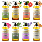 PHATOIL 260ml Body Oil-Deeply Moisturizing & Soothing Massage Oil with Long-Lasting Fragrance Vanilla Ginger Rosemary Body Oils