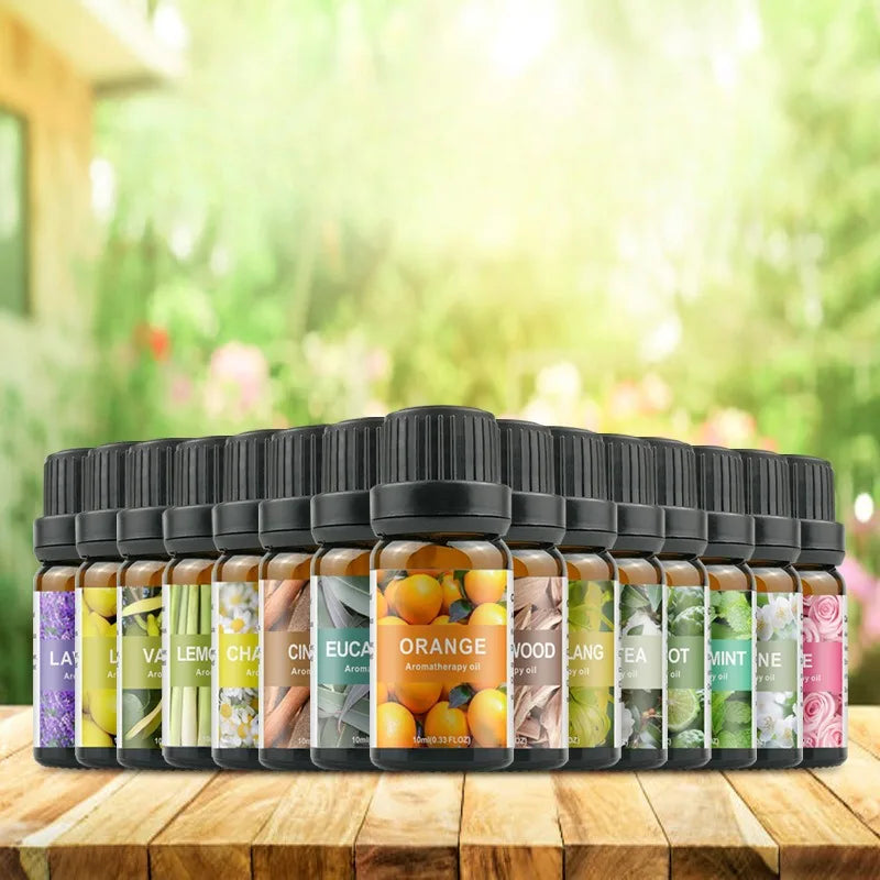 15 Flavors Essential Oils for Aroma Diffuser Air Humidifier Home Water-soluble 10ml Air Freshener Scents Fragrance Oil Perfume
