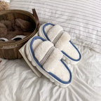 Cozy Cotton-Lined Opened Toe Slippers for Kids