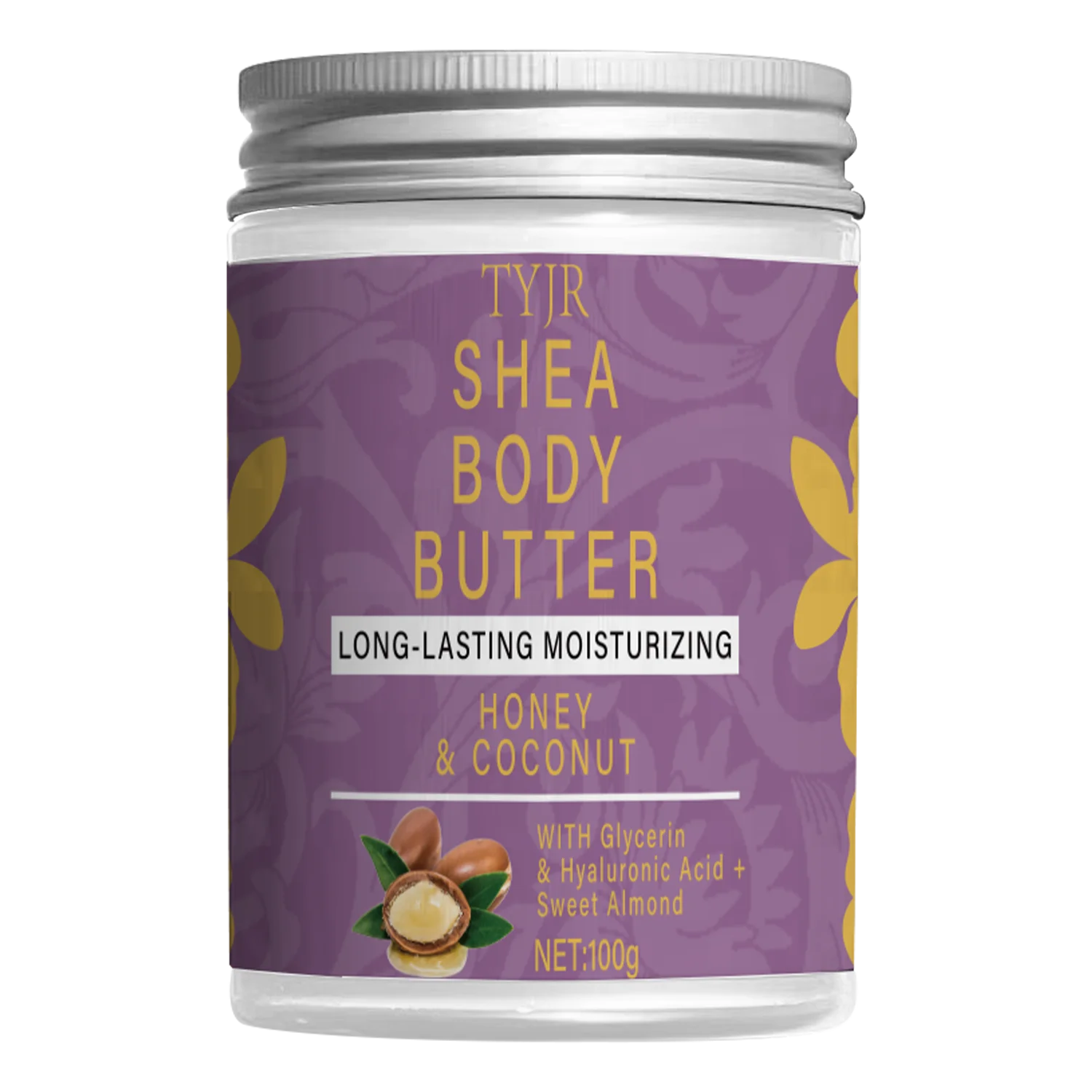 Shea Butter Moisturizing Body Cream, Softer and Moisturizes Skin, Tightens Skin, Makes Skin More Brightens and Shiny, and Moisturizes Body Massage, Suitable for Dry and Cracked Skin