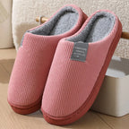 Fuzzy Slip On Slippers for Women