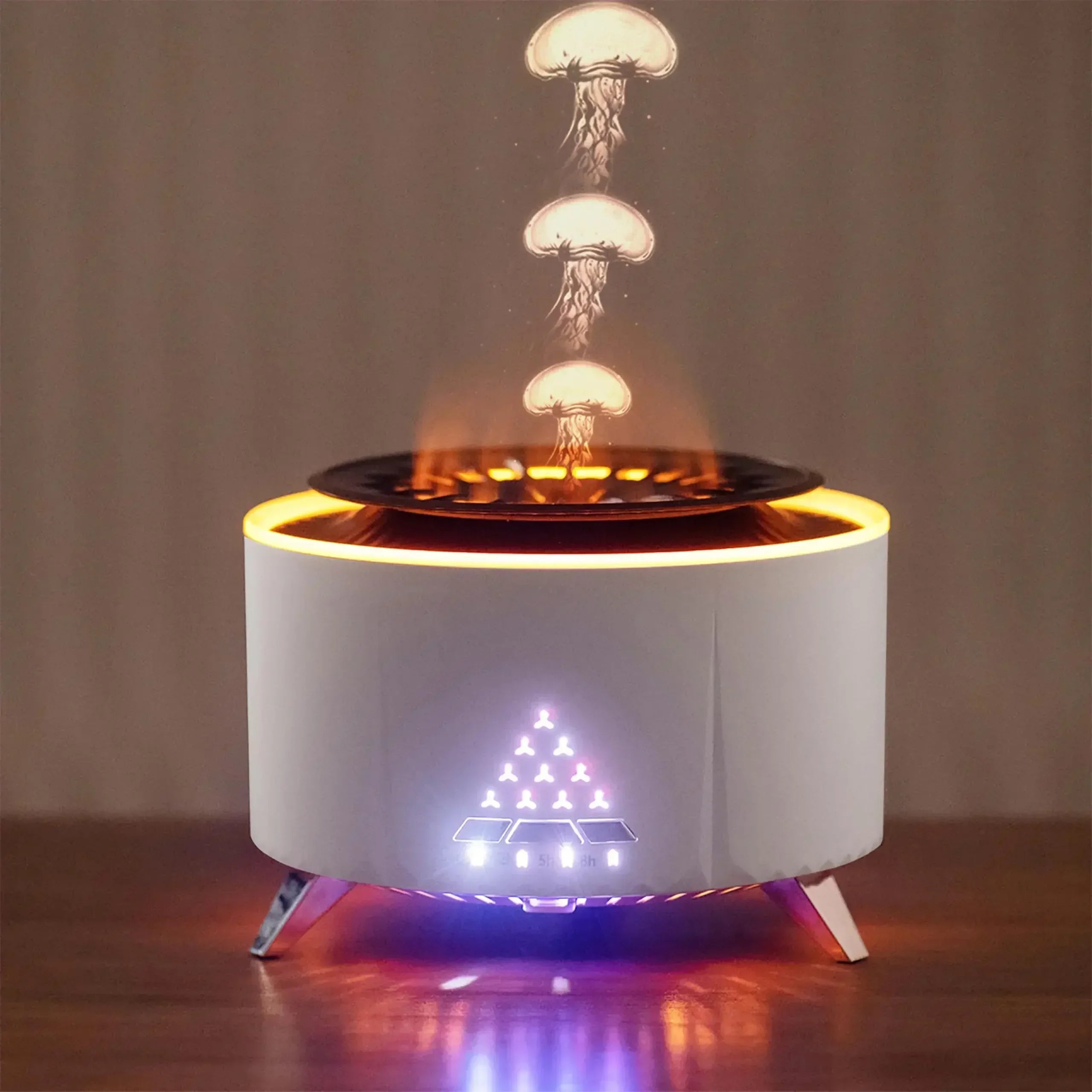 2025 Diffusers for Essential Oils Large Room Jellyfish Mist 350ml Aromatherapy Diffuser for Home Bedroom Dropshipping