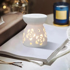 Ceramic Oil Burner With Candle Holder Romantic Tealight Candle Holder Essential Oil Incense Aroma Diffuser Oil Stove Home Decor