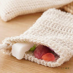 1/5/10 Shower Soap Bag Soap Saver Soap Bags Handmade Sisal Soap Bags Natural mesh Soap Saver Pouch Holder
